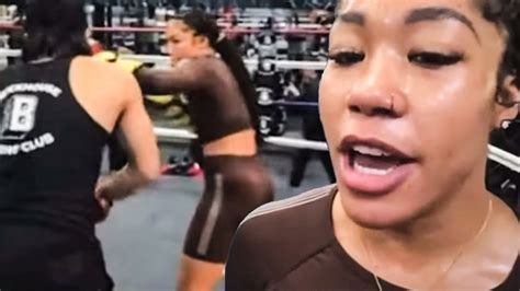 Alycia Baumgardner SHOWS Claressa Shields THE KNOCKOUT SHOT; FIRST LOOK ...