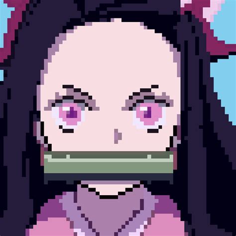 Pixel Nezuko : r/KimetsuNoYaiba