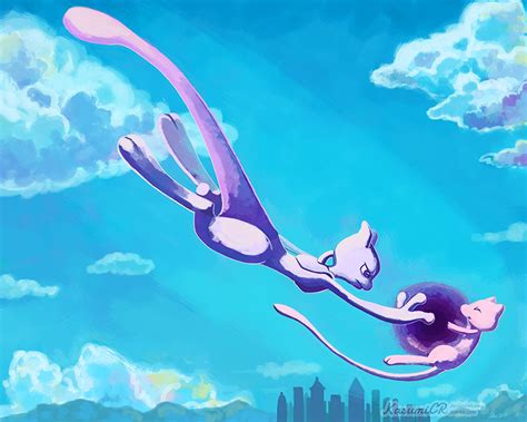 Battle City - Mewtwo VS Mew by KasumiCR.deviantart.com on @deviantART ...