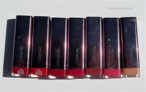 SWATCHES: Covergirl Lip Perfection Lipstick Collection - Lashes & Lipstick, Toronto