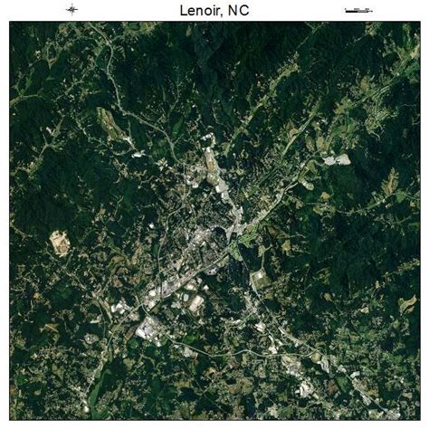 Aerial Photography Map of Lenoir, NC North Carolina