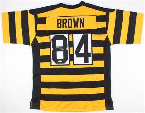 Antonio Brown Signed Steelers Throwback Jersey (Beckett COA) | Pristine Auction