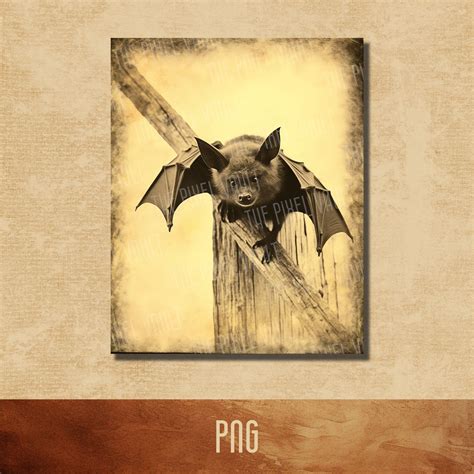 Scary Bat Halloween PNG Images for Decorations Junk - Etsy