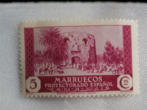 Spanish Morocco Stamp Vintage Marruecos Protectorado Espanol 5 | Etsy | Vintage crafts, Stamp ...