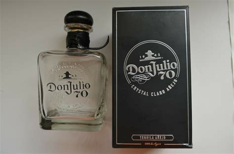 Don Julio 70th Anniversary Empty Bottle and Box - Whiskeys: Screw Top