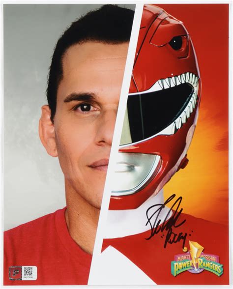 Steve Cardenas Signed "Mighty Morphin Power Rangers" 8x10 Photo Inscribed "Rocky" (PA ...