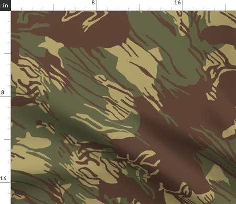 Rhodesian Brushstroke CAMO Fabric | Spoonflower