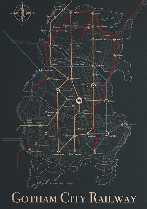 All 3 Of My Feelings | Gotham city map, Gotham city, Gotham