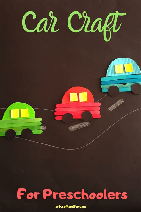 Car Craft For Preschoolers