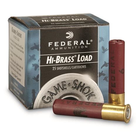 Federal Classic, Hi-Brass, 410 Gauge, 2 1/2" 1/2 oz. Shotshells, 25 ...