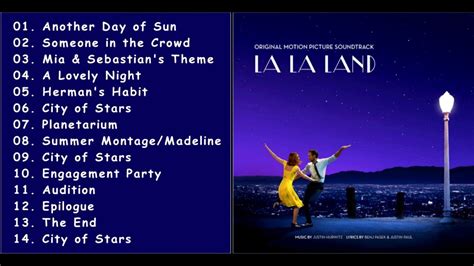 LA LA LAND ORIGINAL SOUNDTRACK | Soundtrack, Youtube, La la land