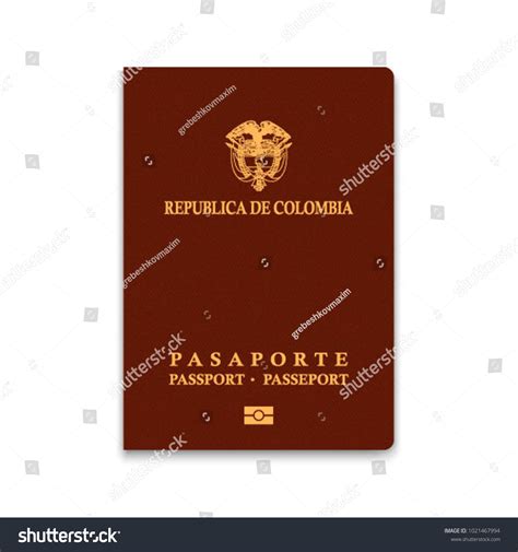 Passport Colombia Vector Illustration Stock Vector (Royalty Free ...