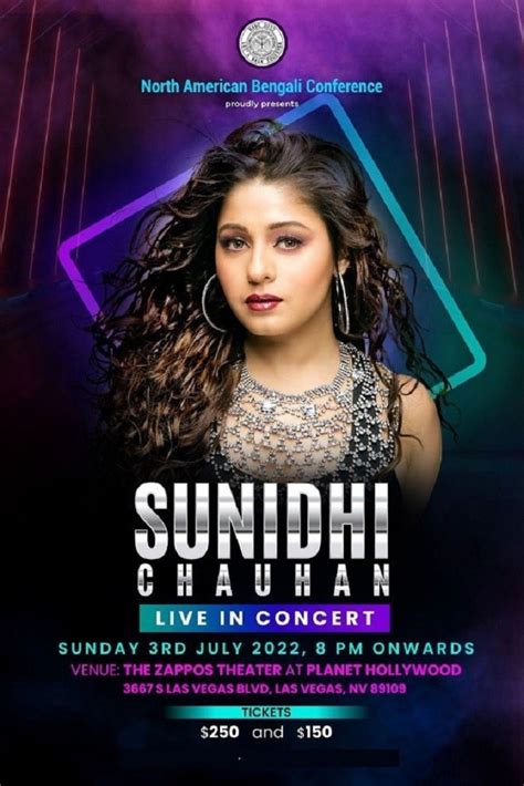 Sunidhi Chauhan - Live in Concert Las Vegas, Zappos Theater, Las Vegas ...