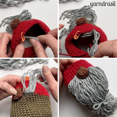 Crochet Christmas Gnome Pattern - Yarndrasil - Free Video Pattern