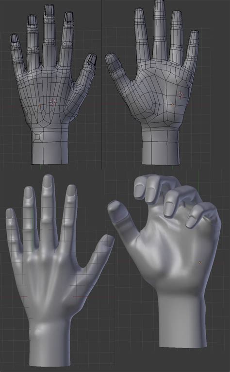 Hand in Blender by XuneXune on DeviantArt