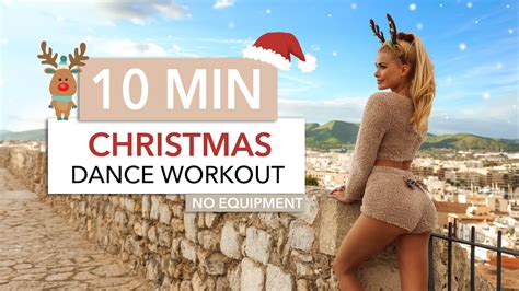 10 MIN CHRISTMAS DANCE WORKOUT - the quickest & happiest 10min I 2022 Version - YouTube