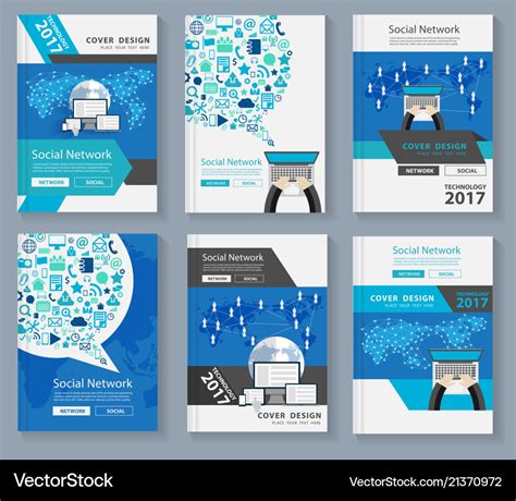 Business magazine cover layout design Royalty Free Vector