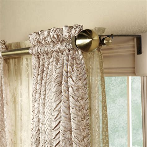 Double Rod Curtain Brackets | Home Design Ideas