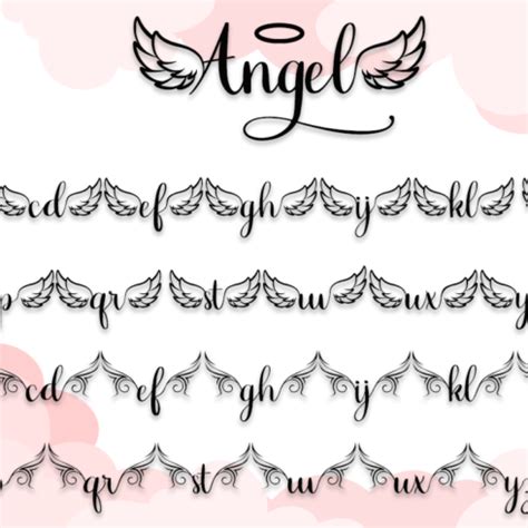 Script Font Angel Design - MasterBundles