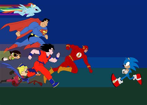 The Fastest Characters Ever: Version1 by SharkSheathedRooster on DeviantArt