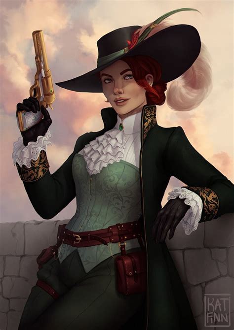 Kit the Gunslinger, Kat Finn on ArtStation at https://www.artstation.com/artwork/rRLWg6 ...