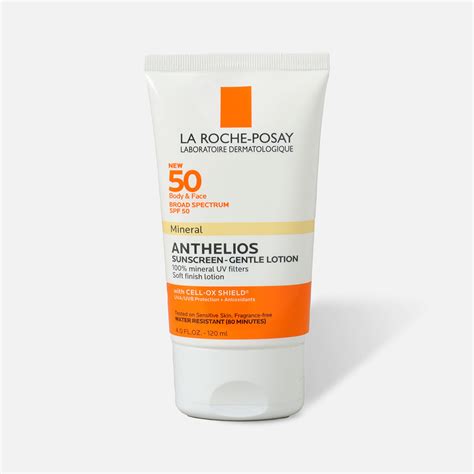 La Roche-Posay Anthelios Gentle Lotion Mineral Sunscreen, SPF 50