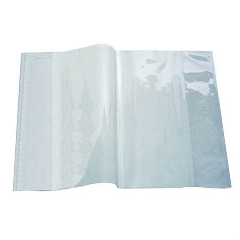 CLEAR PLASTIC NOTEBOOK COVER 17 X 25 - 10 pcs