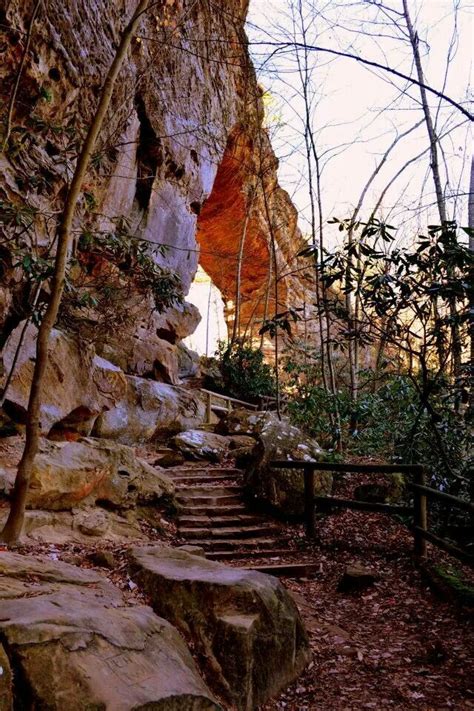 Underneath Natural Bridge, Natural Bridge State Park, Red River Gorge ...