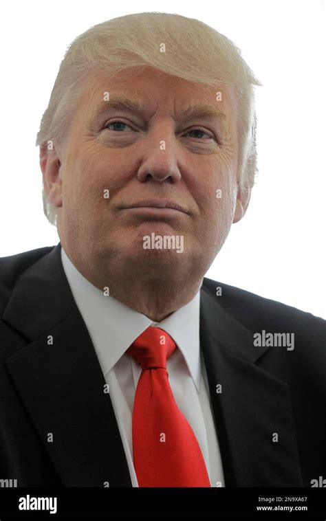 Donald Trump appears during a news conference, Thursday, May 3, 2012 ...