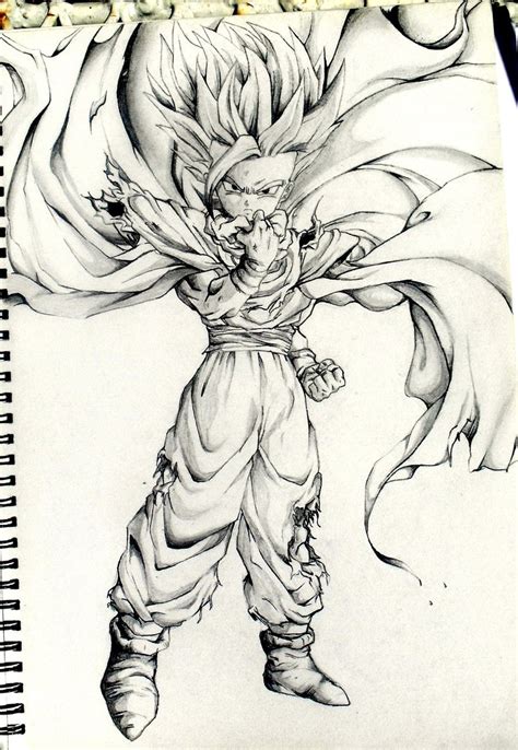 Goku Sketch Drawing at GetDrawings | Free download