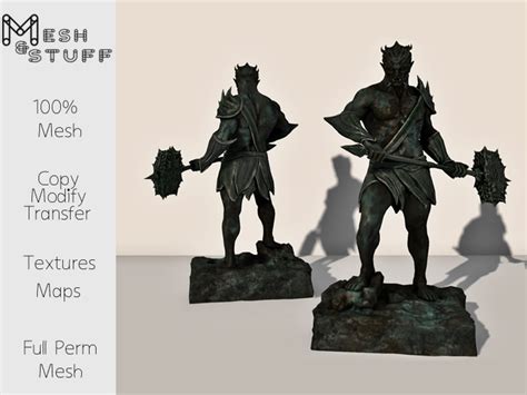 Second Life Marketplace - M&S ~ Malacath Statue Mesh Full Perm