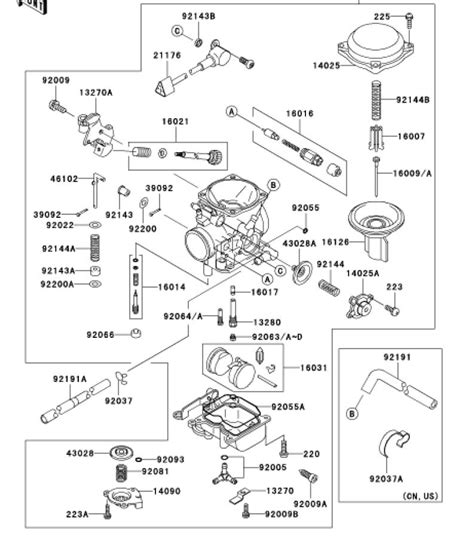 Keihin Cvk Carburetor Diagram