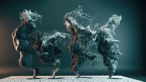 Particle experiments on Behance