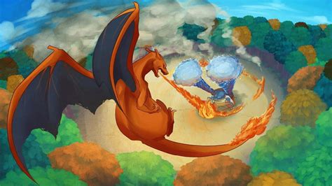 Download Charizard is a fierce Fire and Flying-type Pokemon Wallpaper ...