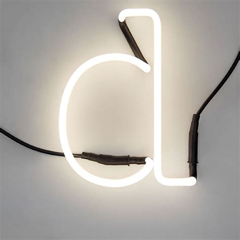 Neon Art Letter Lamp "e" - Design Casa