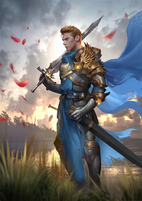 ArtStation - Paladin, Jin Liujiang | Paladin, Tiefling paladin, Fantasy ...