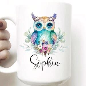 Owl Coffee Mug, Owl Gifts, Owl Mug for Women, Owl Lover Gift, Owl ...