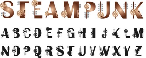 Steampunk Font :: Behance