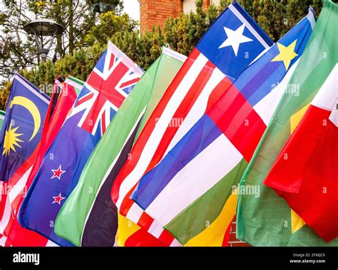 Multi cultural flags hi-res stock photography and images - Alamy