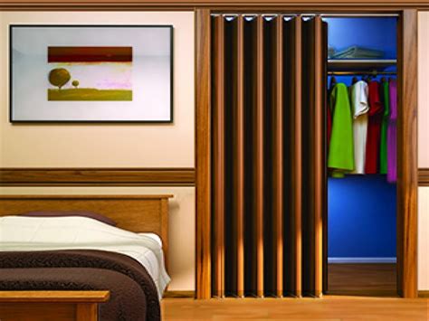 Accordion Closet Doors Brown — Randolph Indoor and Outdoor Design