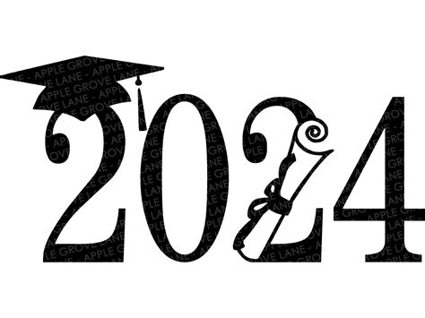 Class of 2024 Svg - Graduation SVG - 2024 Svg - 2024 Graduation SVG - – Apple Grove Lane