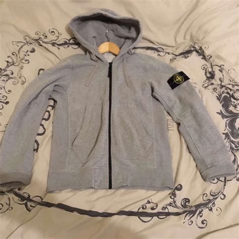 Stone island hoodie 100% authentic Very good... - Depop