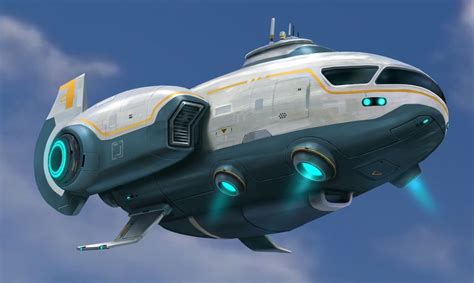 The Sunbeam by Jengineerr | Subnautica concept art, Starship design, Spaceship art