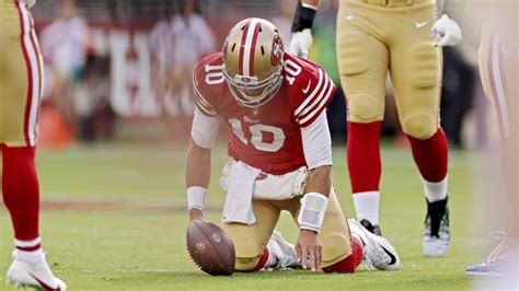 49ers QB Jimmy Garoppolo Out for Season with Foot Injury - Casino.org