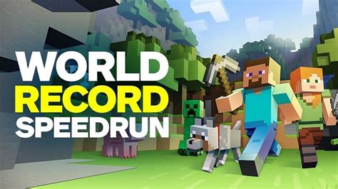 Top 5 Minecraft speedrunning records in August 2020