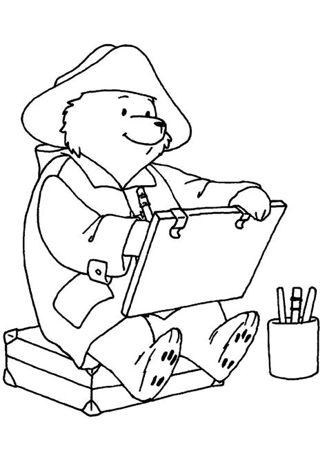 Paddington Bear Coloring Pages - Coloring Home