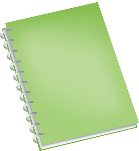 Green Notebook transparent PNG - StickPNG