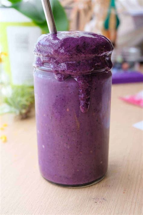 Purple, Blackberry Blueberry Smoothie - Instant Veg