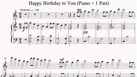 Kod Piano Happy Birthday / "Happy Birthday To You" - easy piano version - YouTube - Go here to ...