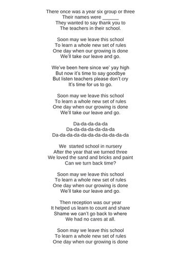 Leavers Song - Wellerman Sea Shanty | Teaching Resources